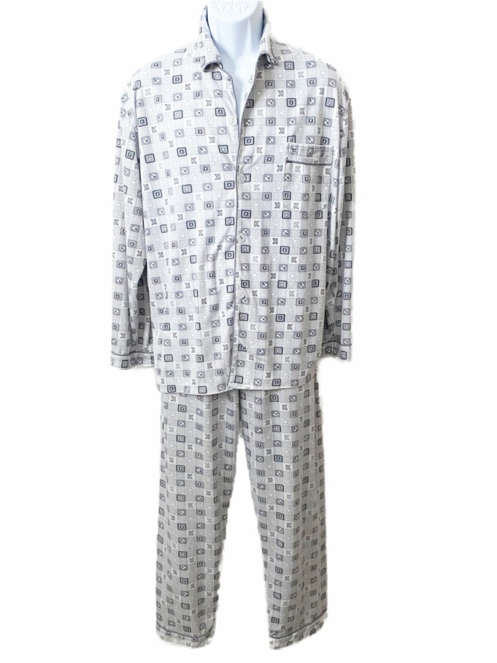 PB Bunny Classic Loungewear Cotton Pajama Set Playboy Bunny Logo quiet luxury
